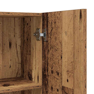 Mobile per Lavatrice Legno Antico 64x25,5x190 cm