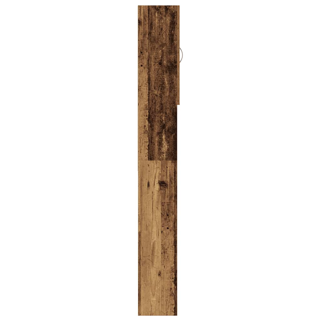 Mobile per Lavatrice Legno Antico 64x25,5x190 cm 856649