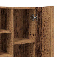 vidaXL Mobile per Lavatrice Legno Antico 64x25,5x190 cm