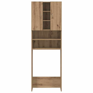 Mobile per Lavatrice Rovere Artigianale 64x25,5x190 cm 856650