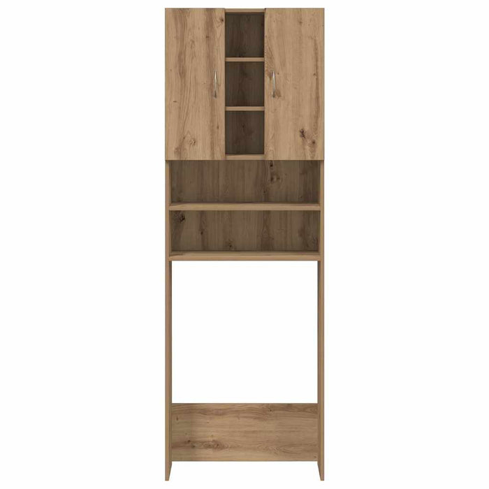 Mobile per Lavatrice Rovere Artigianale 64x25,5x190 cm