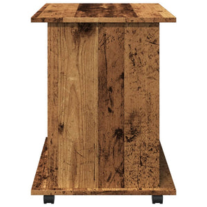 Armadietto con Ruote Legno Antico 60x45x60 cm Legno Multistrato 856662