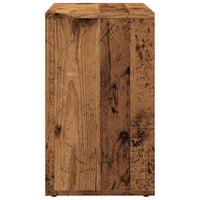 Tavolini Impilabili 3 pz Legno Antico in Legno Multistrato 856674