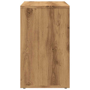 Tavolini Impilabili 3 pz Rovere Artigianale Legno Multistrato 856675