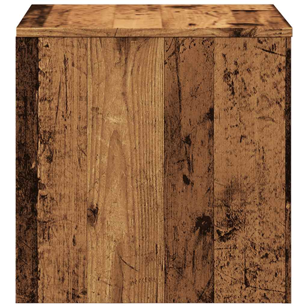 vidaXL Tavolini 3 pz Legno Antico in Legno Multistrato