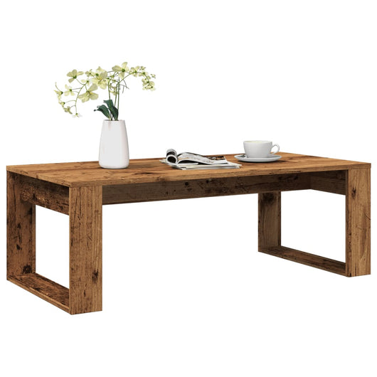 vidaXL Tavolino da Salotto Legno Antico 102x50x35 cm in Truciolato