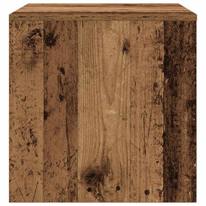 Tavolini Impilabili 3 pz Legno Antico in Legno Multistrato 856686