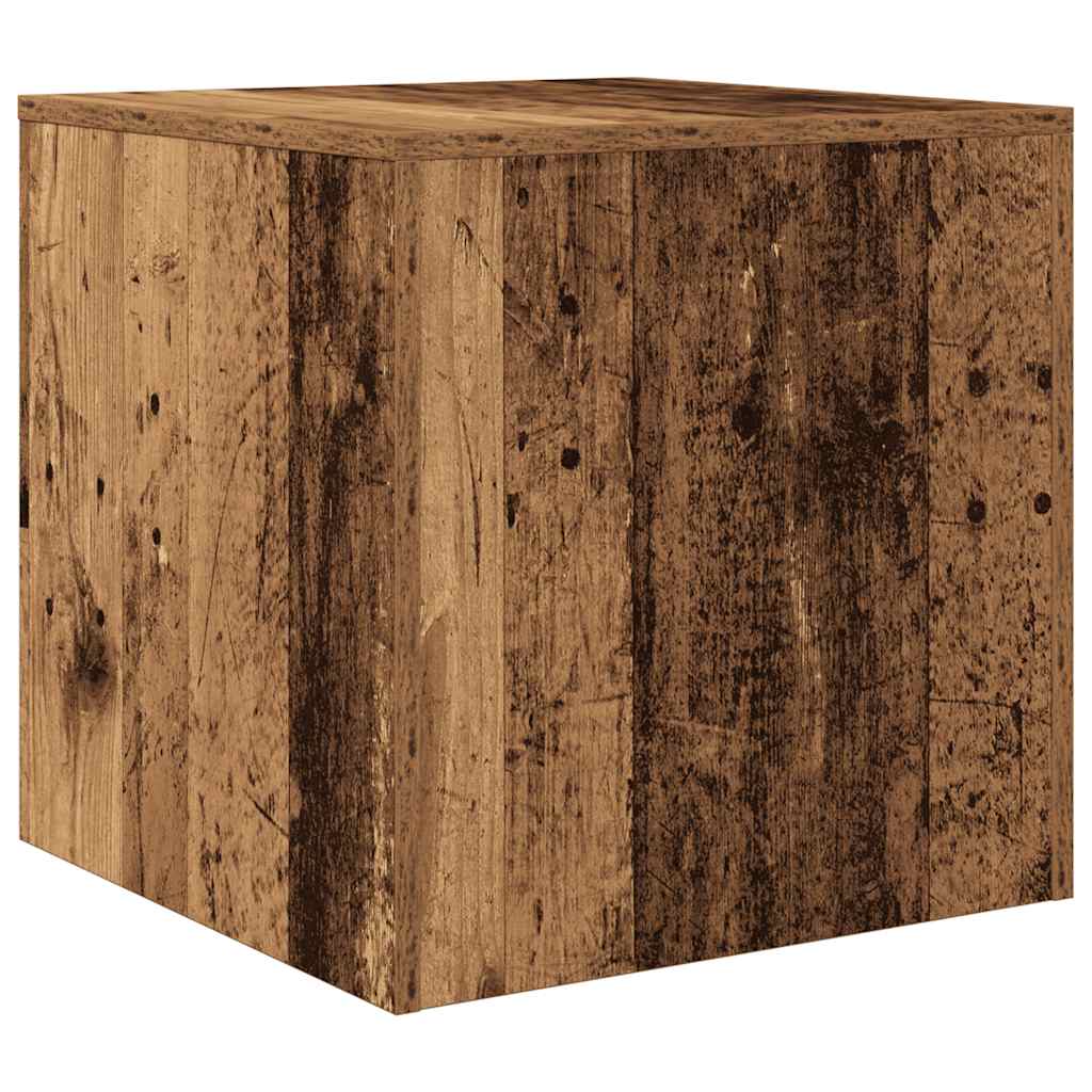 Tavolini Impilabili 3 pz Legno Antico in Legno Multistrato