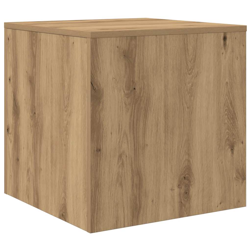 Tavolini Impilabili 3 pz Rovere Artigianale Legno Multistrato 856687