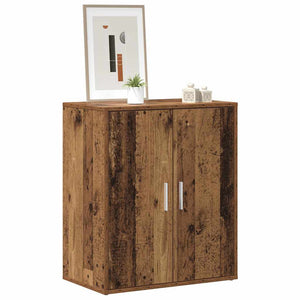 Scarpiera Legno Vecchio 60x35x70 cm in Legno Multistrato 856696