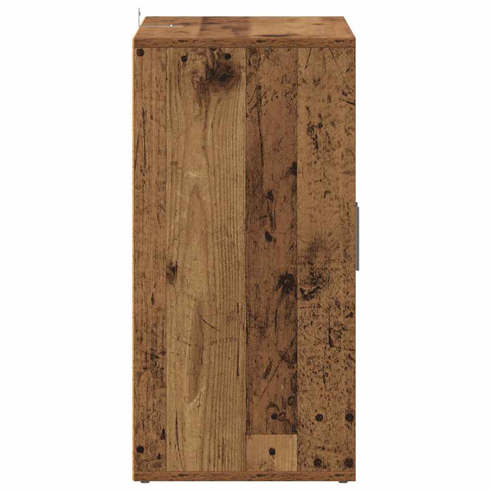 vidaXL Scarpiera Legno Vecchio 60x35x70 cm in Legno Multistrato