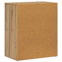 vidaXL Scarpiera Rovere Artigianale 60x35x70 cm in Legno Multistrato