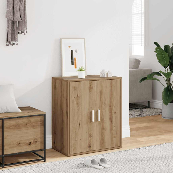 vidaXL Scarpiera Rovere Artigianale 60x35x70 cm in Legno Multistrato