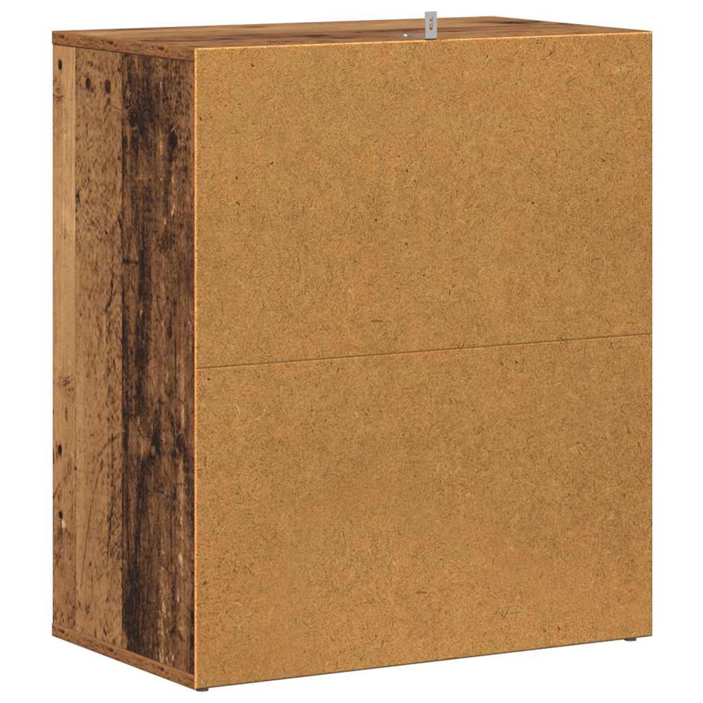 Scarpiera Legno Vecchio 60x35x70 cm in Legno Multistrato 856700