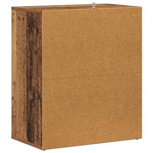 Scarpiera Legno Vecchio 60x35x70 cm in Legno Multistrato 856700