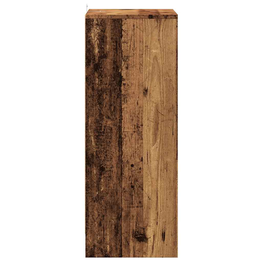 Scarpiera Legno Antico 60x35x92 cm in Legno Multistrato