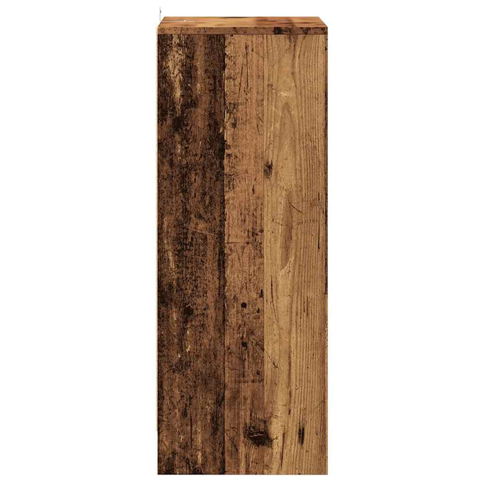 Scarpiera Legno Antico 60x35x92 cm in Legno Multistrato