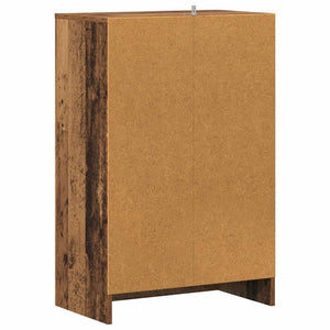Scarpiera Legno Antico 60x35x92 cm in Legno Multistrato 856702