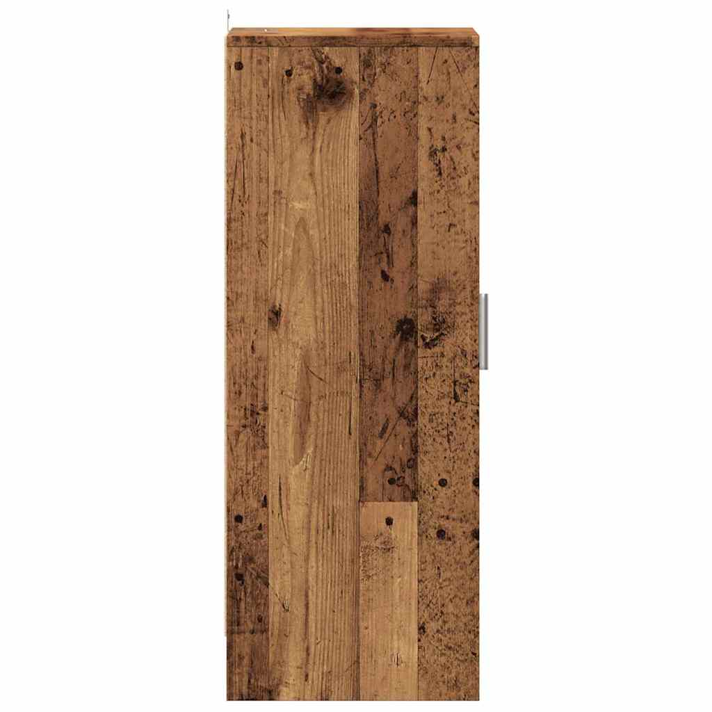 Scarpiera Legno Vecchio 32x35x92 cm in Legno Multistrato