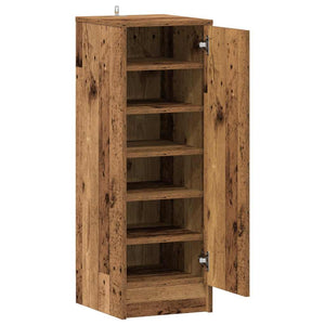 Scarpiera Rovere Artigianale 32x35x92 cm in Legno Multistrato 856709