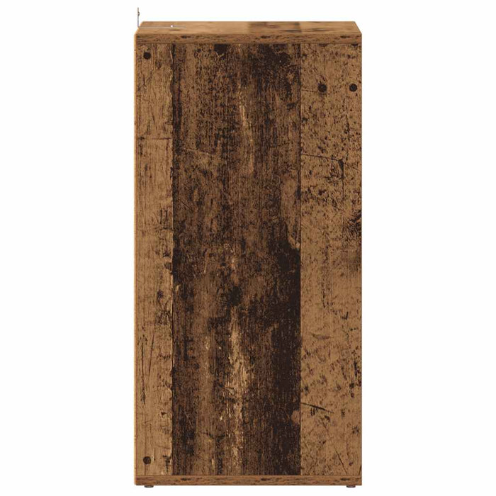 Scarpiera Legno Antico 32x35x70 cm in Legno Multistrato 856710