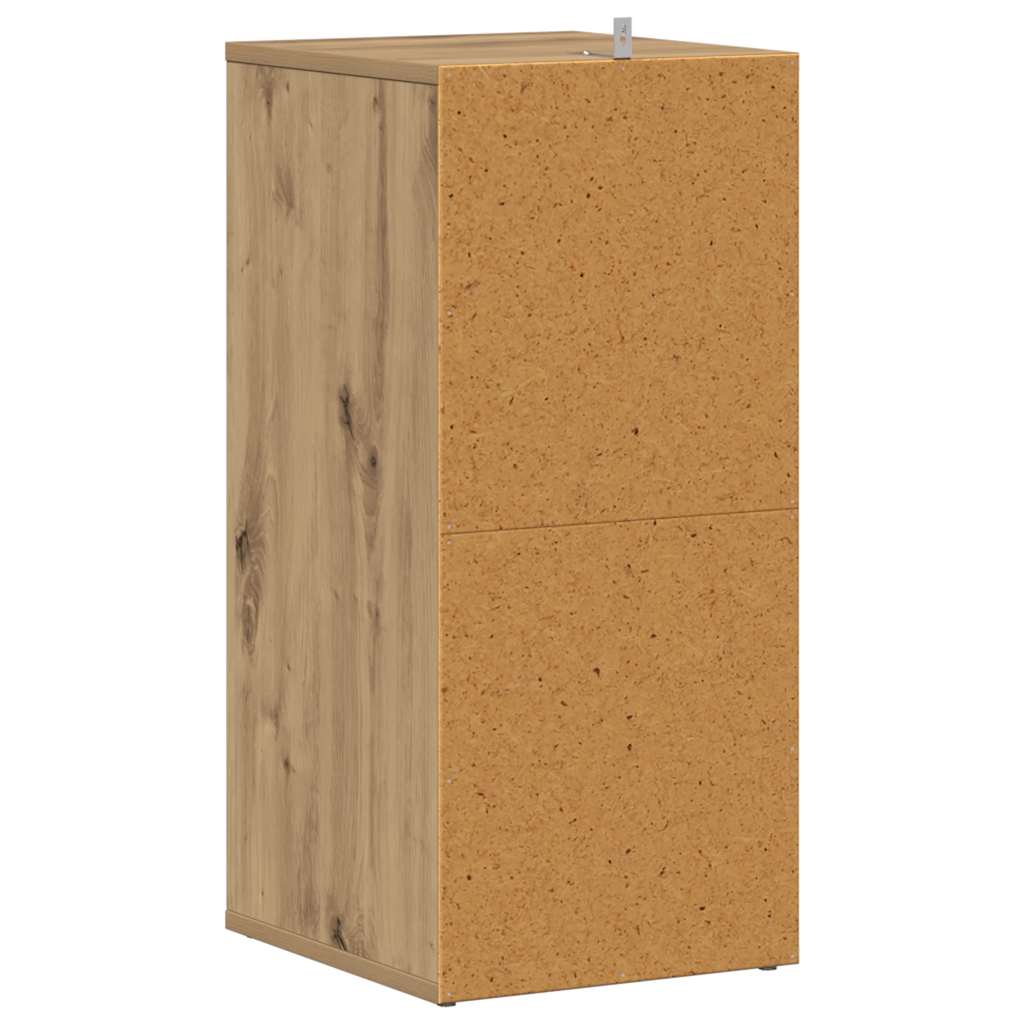 vidaXL Scarpiera Rovere Artigianale 32x35x70 cm in Legno Multistrato