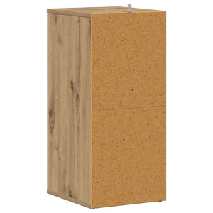 vidaXL Scarpiera Rovere Artigianale 32x35x70 cm in Legno Multistrato