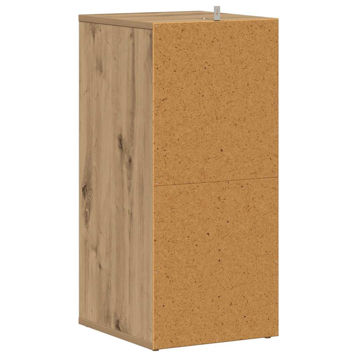 vidaXL Scarpiere 2 pz Rovere Artigianale 32x35x70 cm in Truciolato