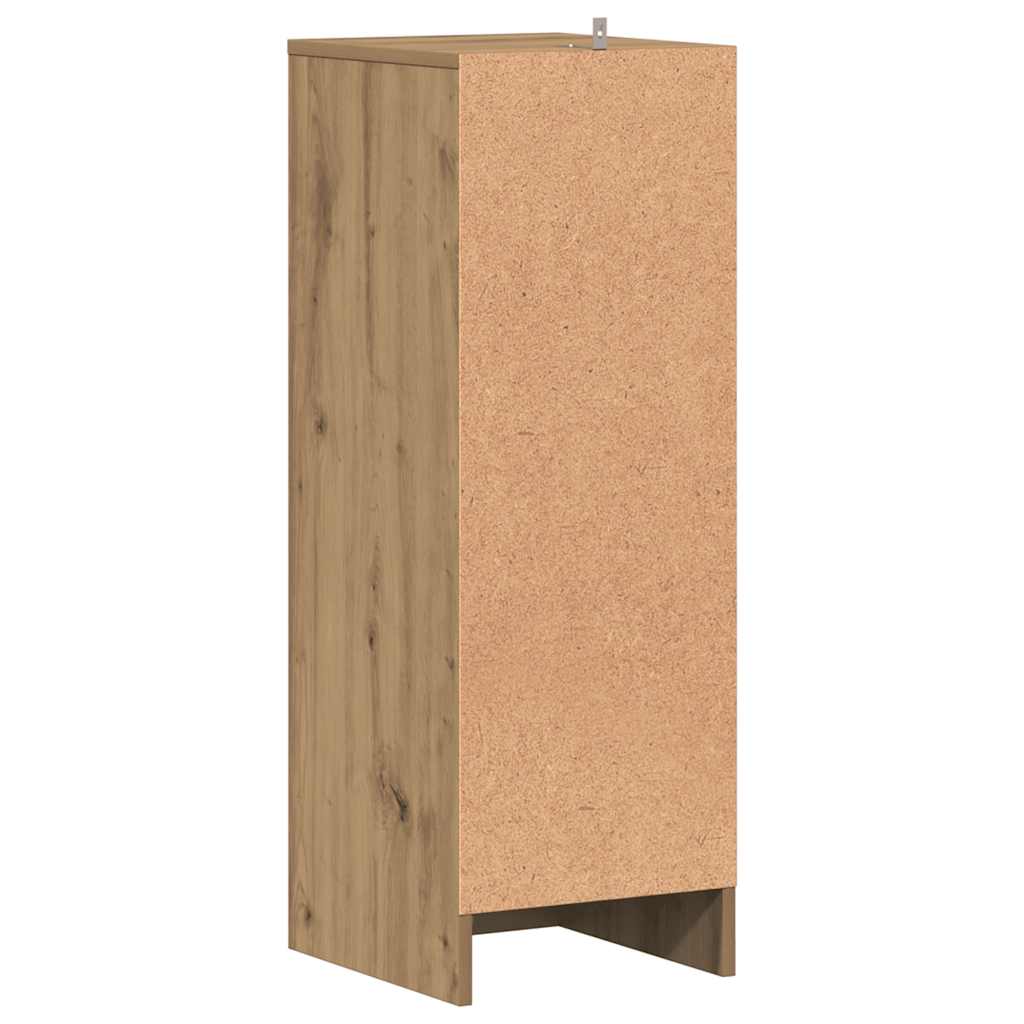 Scarpiera Rovere Artigianale 32x35x92 cm in Legno Multistrato 856715