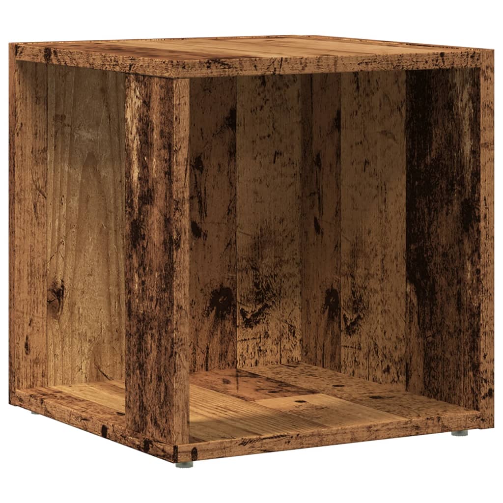 Tavolino Legno Antico 33x33x34 cm in Legno Multistrato