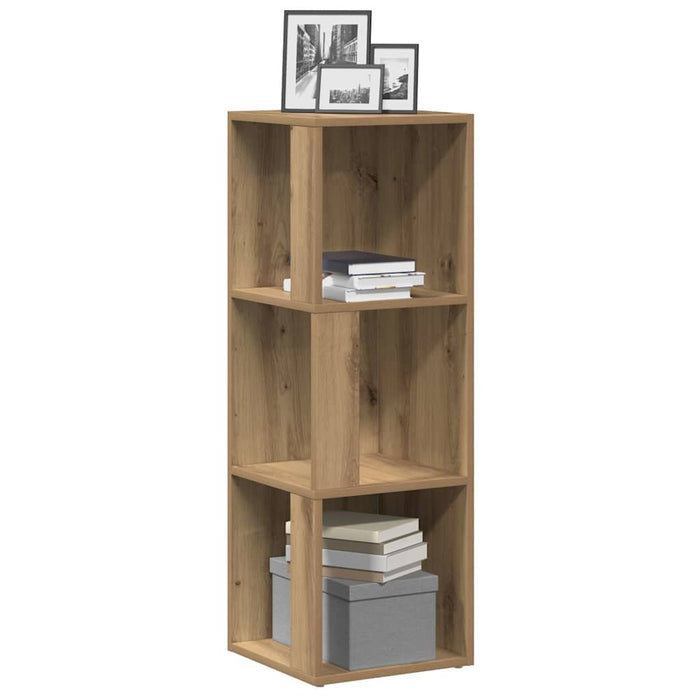 Mobile Angolare Rovere Artigianale 33x33x100 cm in Truciolato 856721