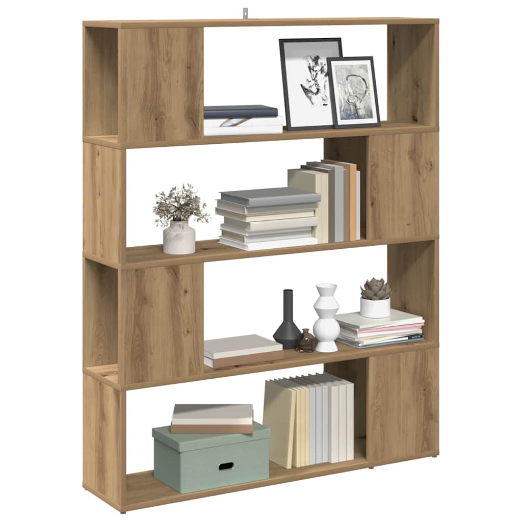 vidaXL Libreria/Divisorio in Rovere Artigianale 100x24x124,5 cm