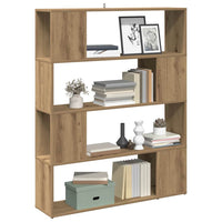 vidaXL Libreria/Divisorio in Rovere Artigianale 100x24x124,5 cm