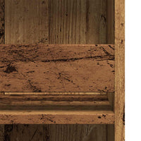 Tavolo da Bar con Ripiano Legno Antico 102x50x103,5 cm 856762