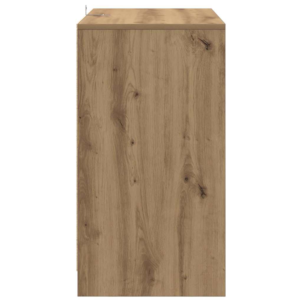 vidaXL Credenza Rovere Artigianale 70x41x75 cm in Truciolato