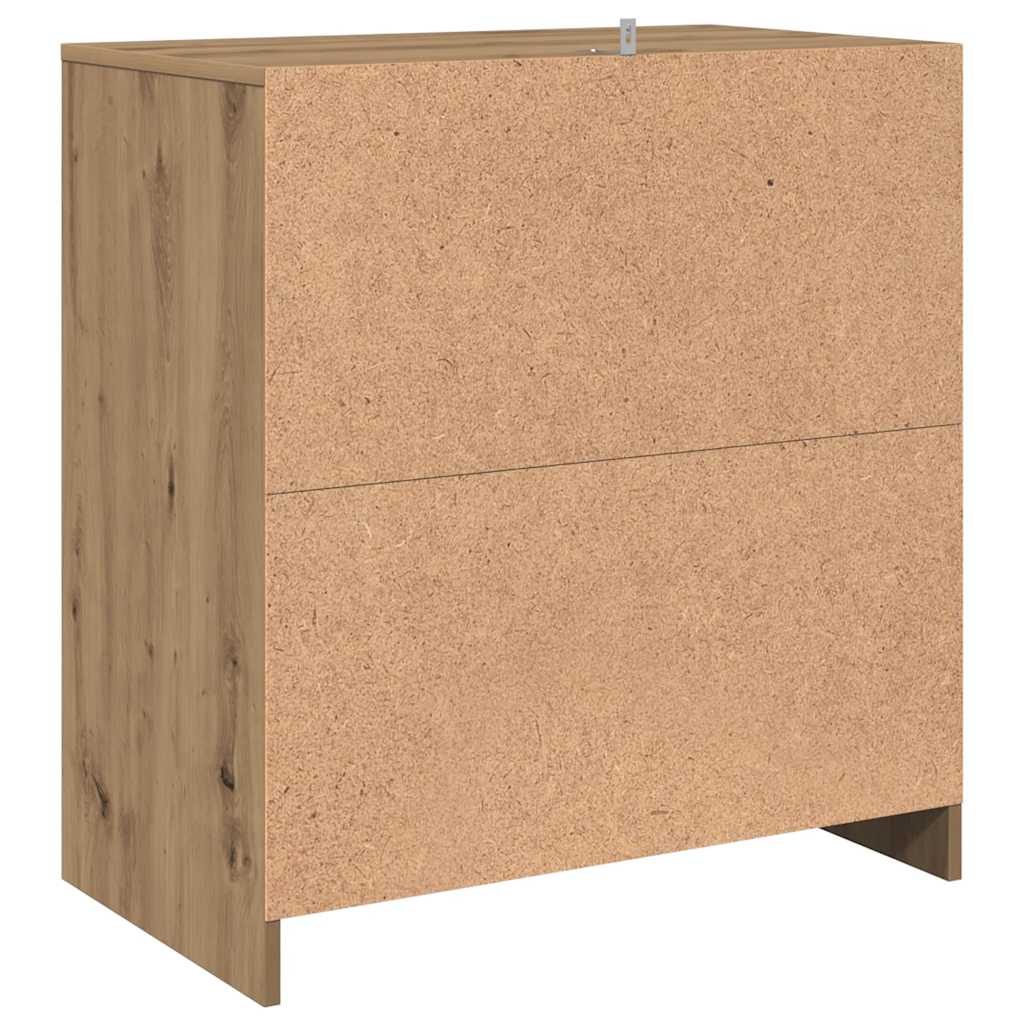 vidaXL Credenza Rovere Artigianale 70x41x75 cm in Truciolato