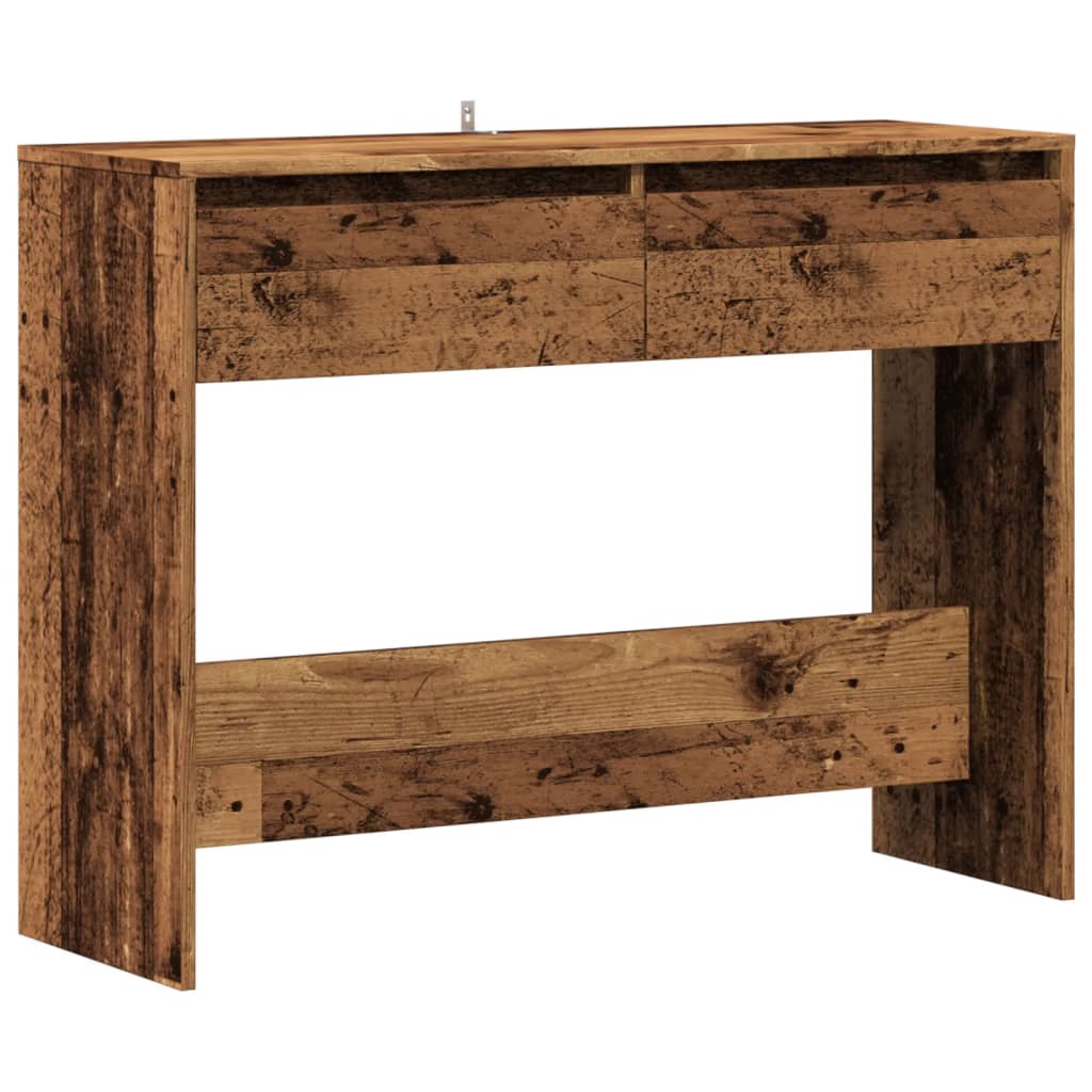 vidaXL Tavolino Consolle Legno Vecchio 100x35x76,5 cm in Truciolato