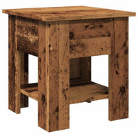 Tavolino da Salotto Legno Antico 40x40x42 cm Legno Multistrato 856798