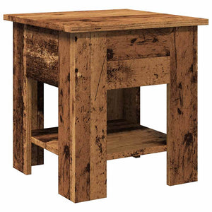 Tavolino da Salotto Legno Antico 40x40x42 cm Legno Multistrato 856798