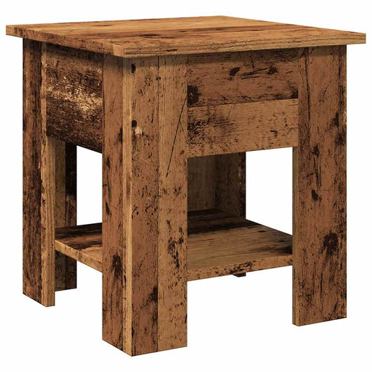 Tavolino da Salotto Legno Antico 40x40x42 cm Legno Multistrato 856798