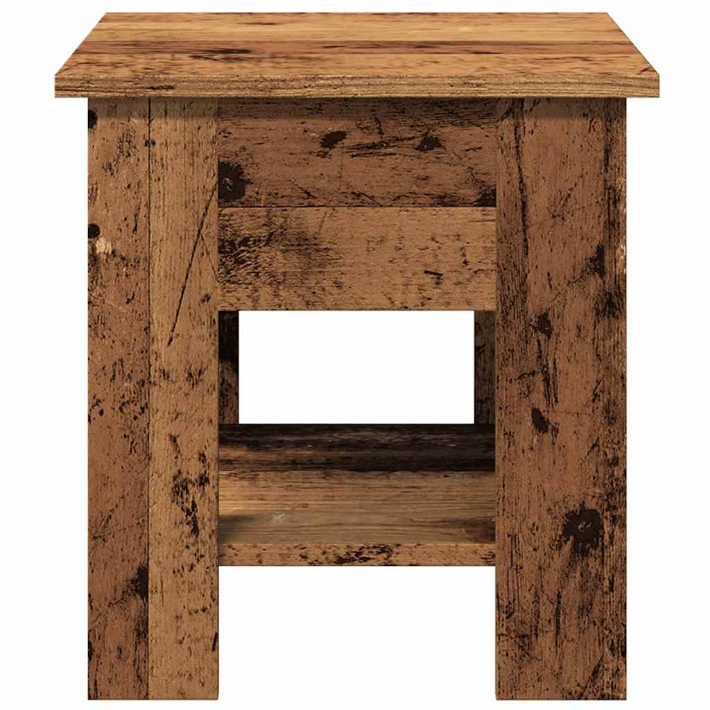 Tavolino da Salotto Legno Antico 40x40x42 cm Legno Multistrato 856798