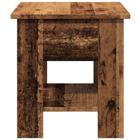 Tavolino da Salotto Legno Antico 40x40x42 cm Legno Multistrato 856798