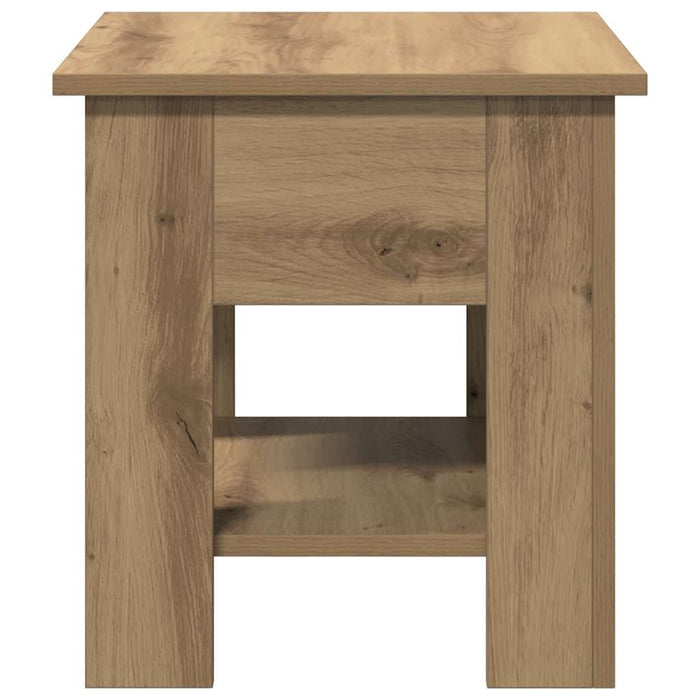 Tavolino da Salotto Artigianale 40x40x42 cm Legno Multistrato 856799