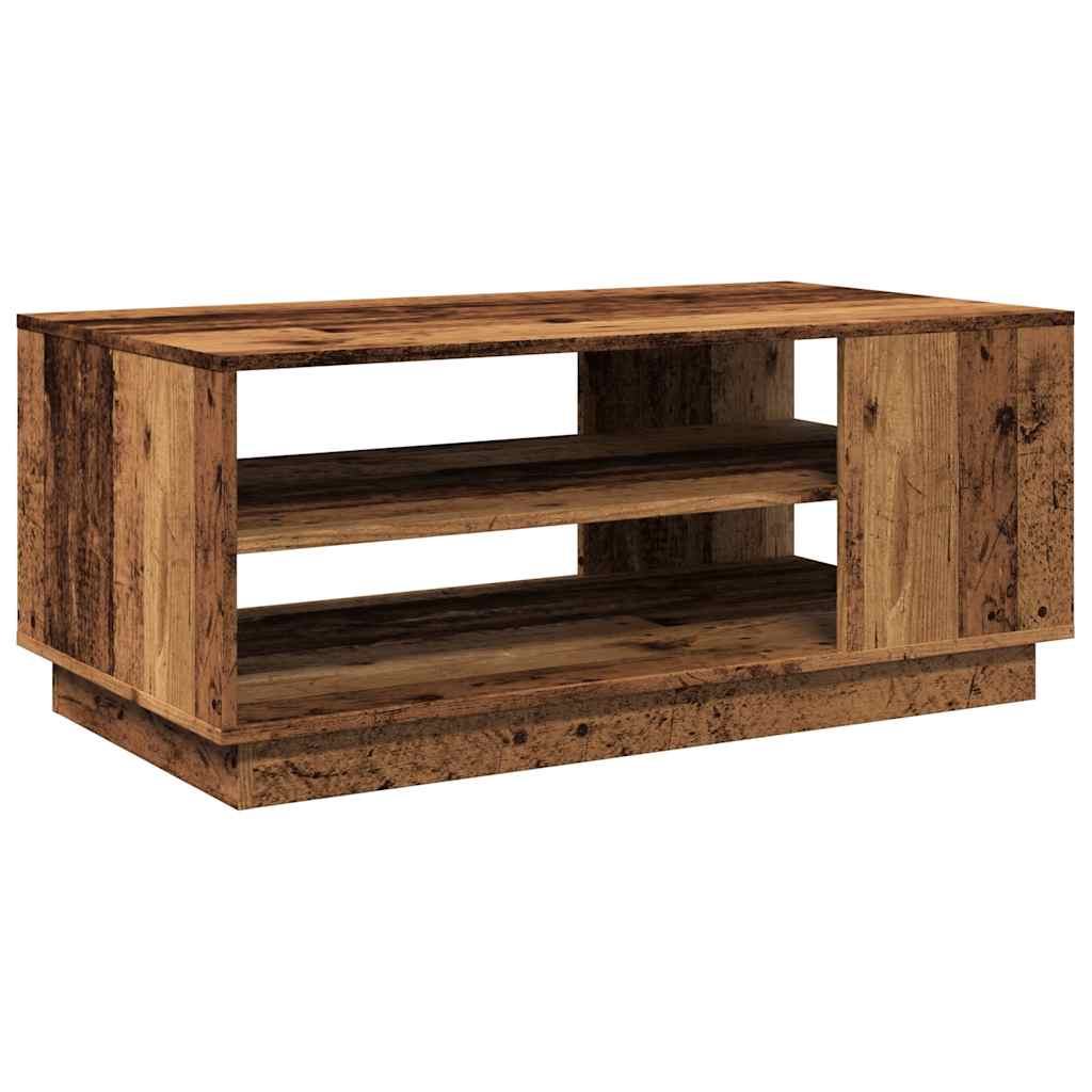 vidaXL Tavolino da Salotto Legno Antico 102x55x43 cm Legno Multistrato