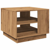 Tavolino da Salotto Artigianale 55x55x42 cm Legno Multistrato 856803