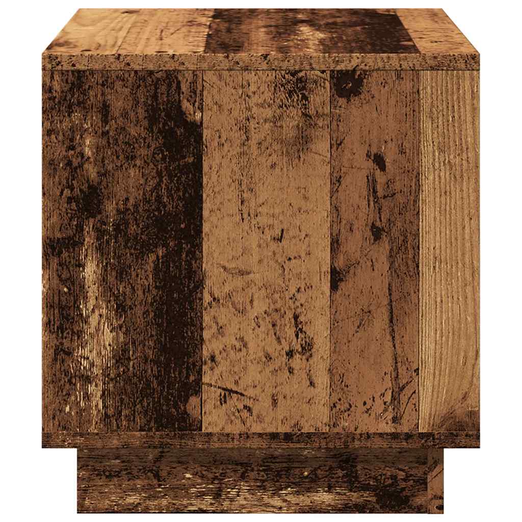 Tavolino da Salotto Legno Antico 40x40x43 cm Legno Multistrato 856804