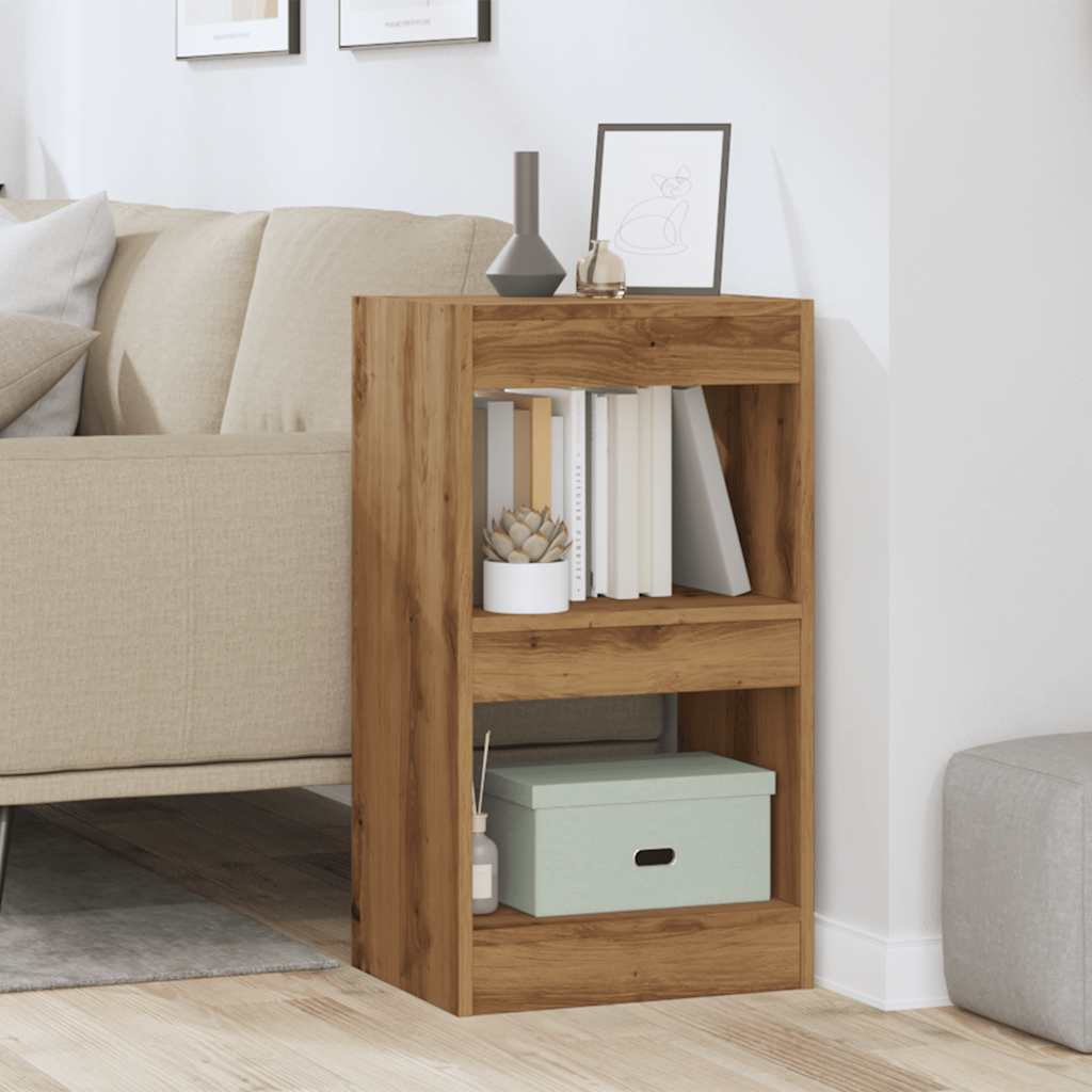 Libreria/Divisorio in Rovere Artigianale 40x30x72 cm