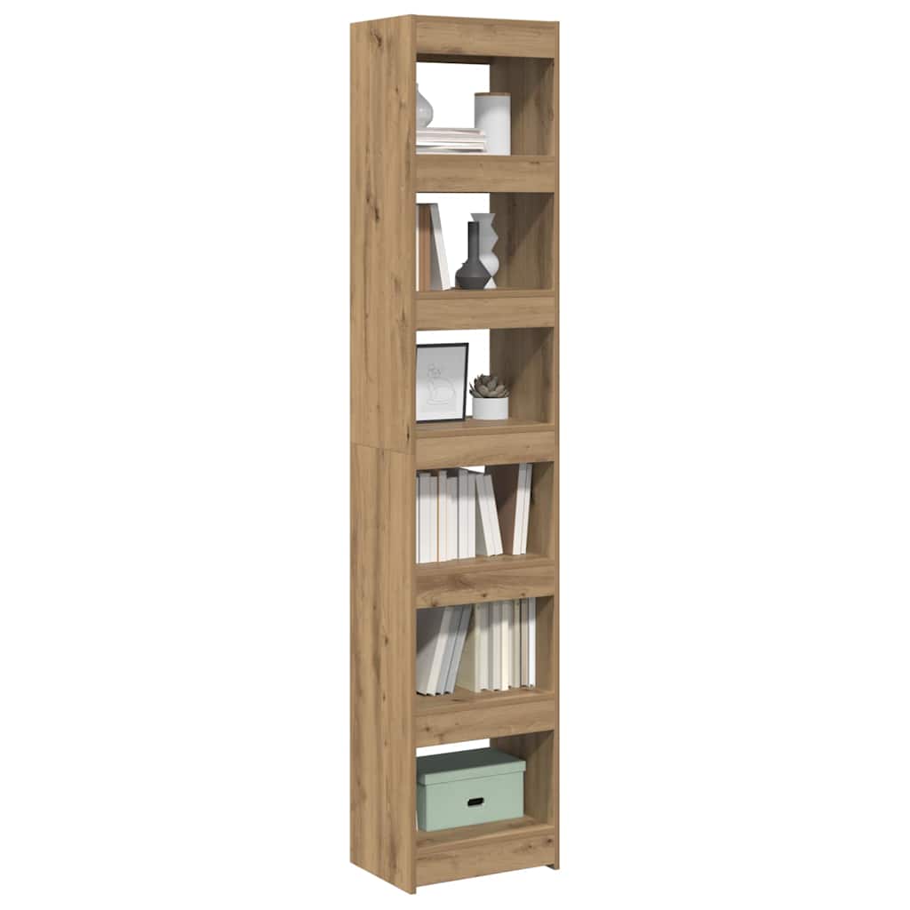 vidaXL Libreria/Divisorio Rovere Artigianale 40x30x198 cm