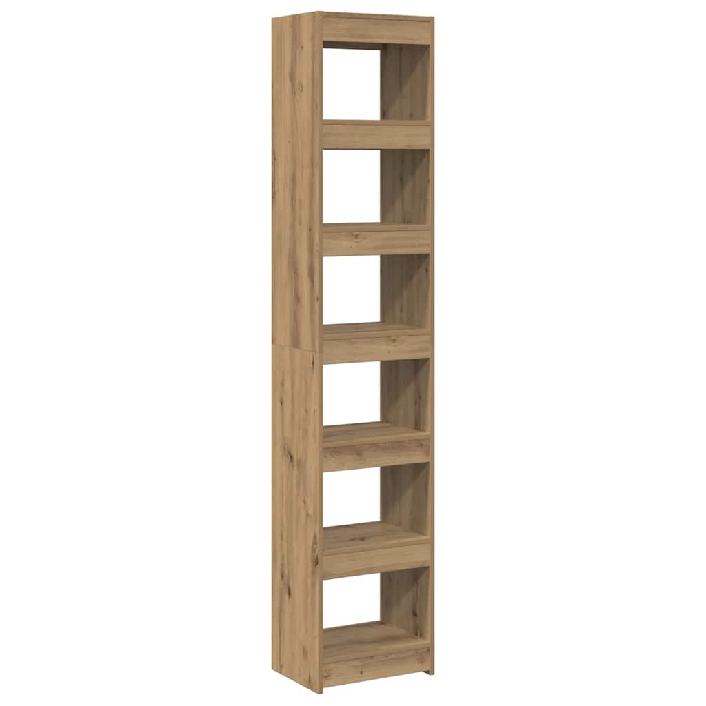 vidaXL Libreria/Divisorio Rovere Artigianale 40x30x198 cm