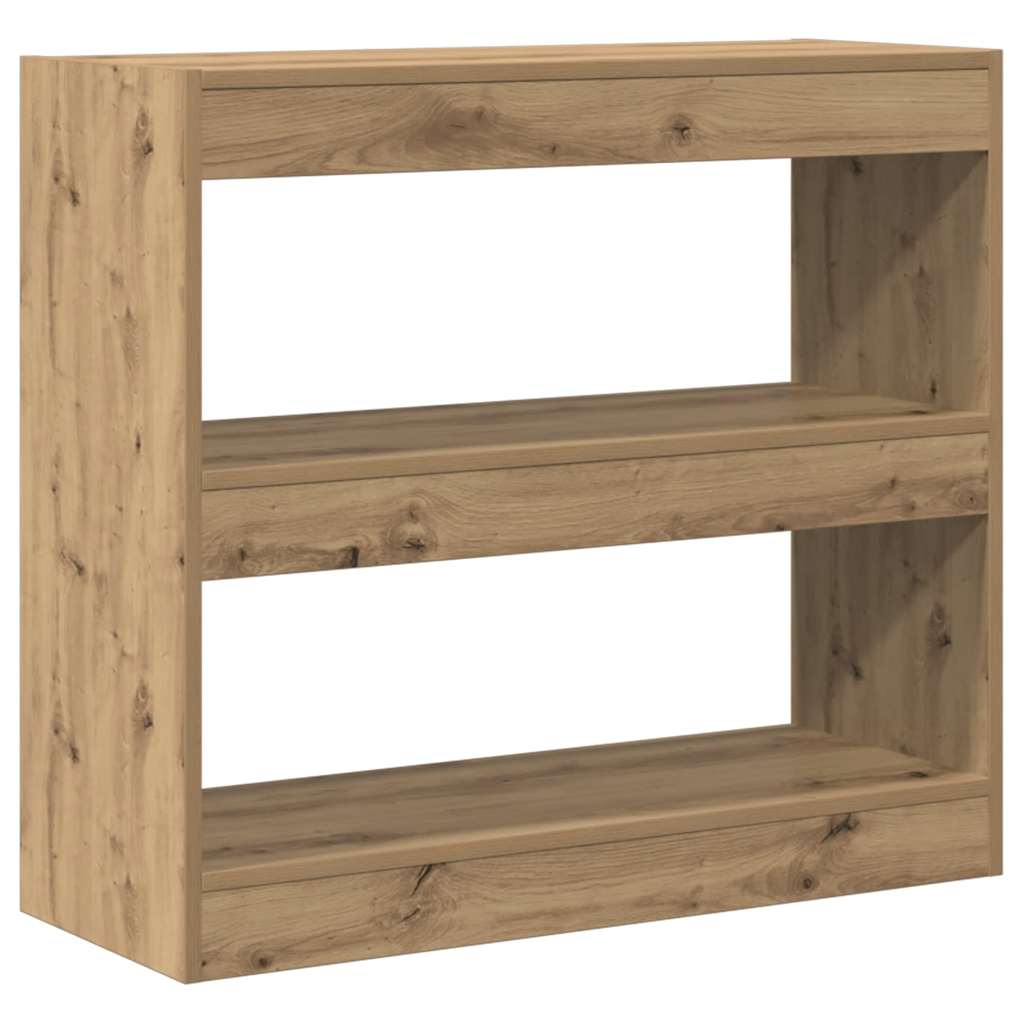 vidaXL Libreria/Divisorio in Rovere Artigianale 80x30x72 cm
